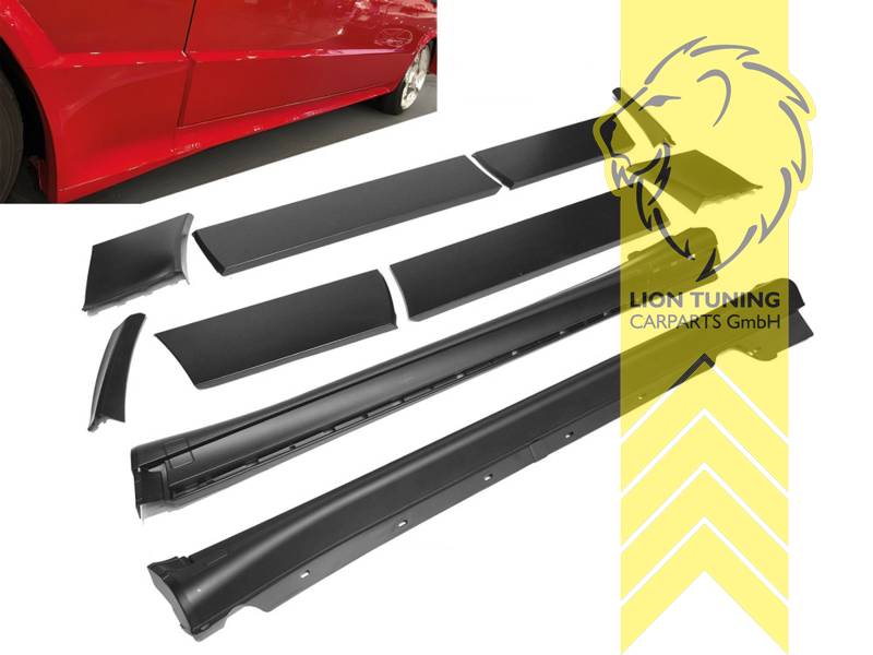 LT Side skirts for Mercedes Benz W201 190 Sport Look 82-88 Primed Paintable Plastic ABS Sport Optics