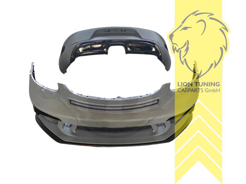 LT Aftermarket Front bumper apron bodykit styling Porsche 718 Cayman Boxster 982 2016+ GT3 Optics PP plastic With PDC & SRA