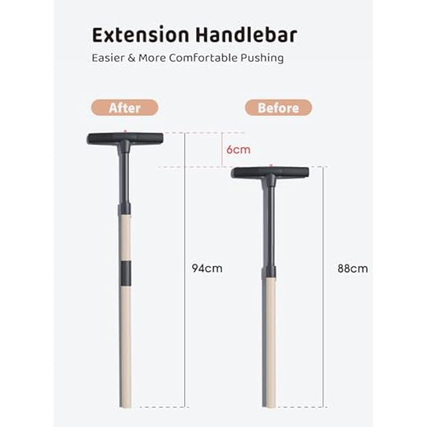 newyoo Toddler Trike with Parent Handle for 1-3 year old, Toddler Bike, Baby Balance Bike, Birthday Gift & Ride-On Toy for Boy & Girl, 5 in 1 Kids Tricycle with Safety Guard, TR008, Khaki