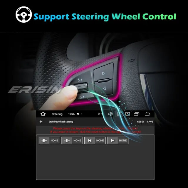 Erisin ES8101B DSP 8-Core Android 10.0 Car GPS Stereo Mercedes Benz A B Class Vito Viano VW Crafter Sprinter CarPlay 4G WiFi Bluetooth