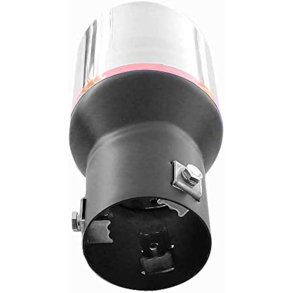 Single Exhaust Tip Performance Sport Muffler Universal Trim Tail End Pipe Stainless Steel Chrome