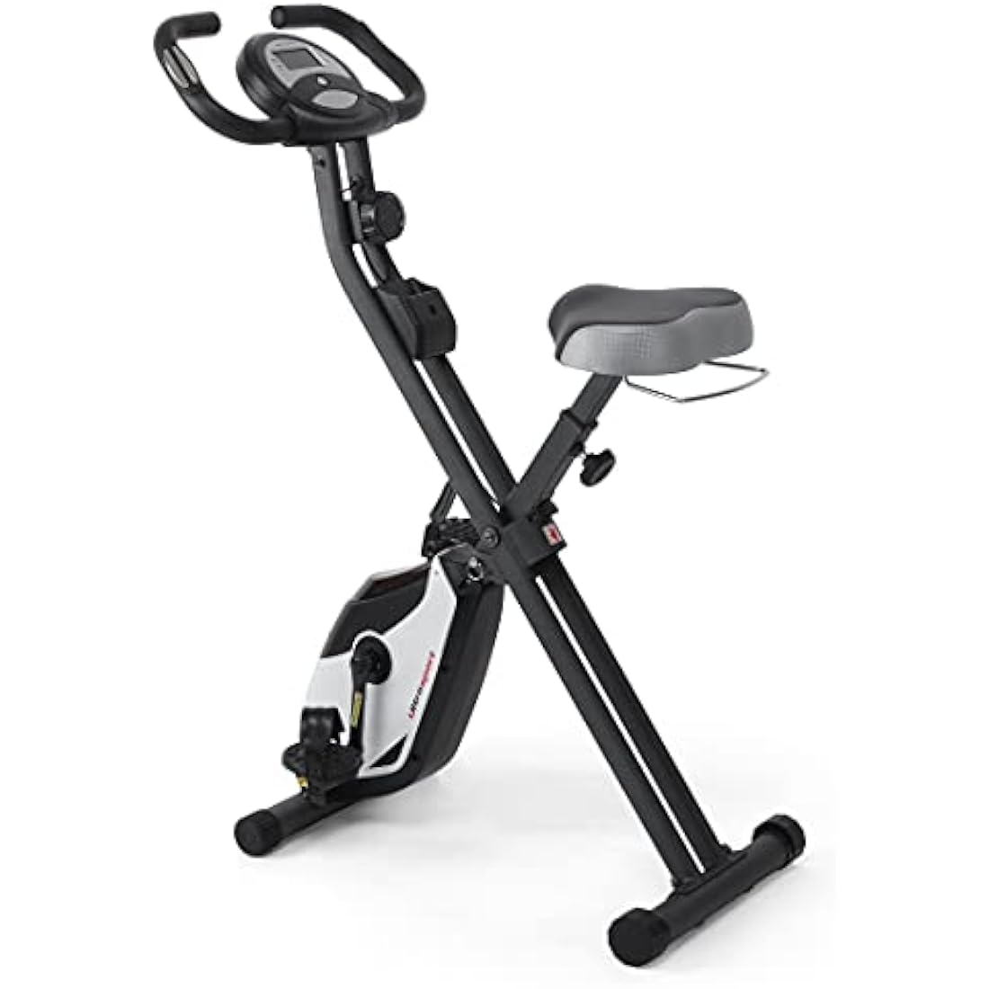 Ultrasport F-Bike Folding Exercise Bike - Extra Silent with Relax Foam Seat and LCD Display - Exercise Bikes for Home Use, Exercise Bike Foldable, Indoor Bike, Stationary Bike