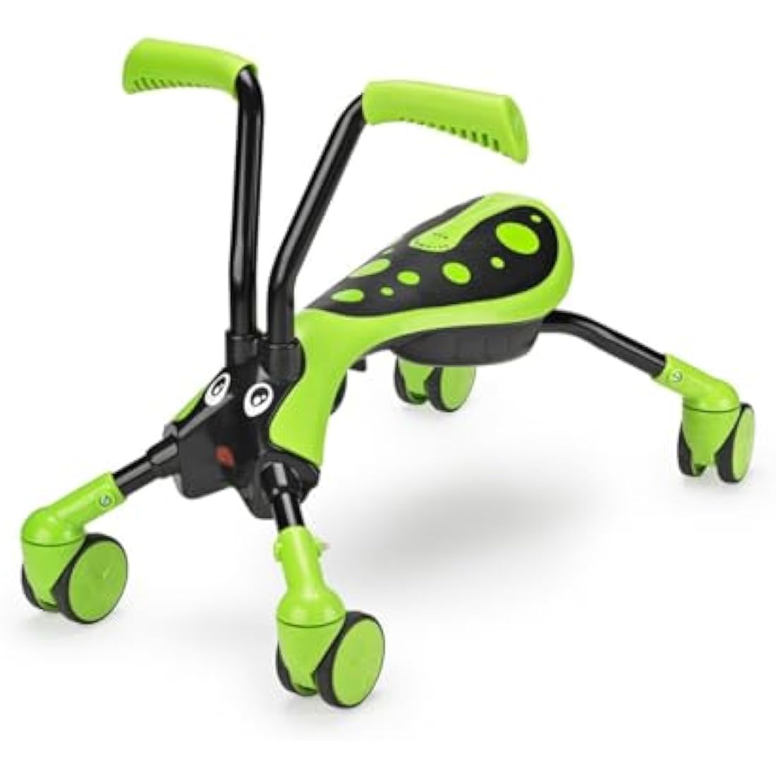 Scramblebug 4-Wheel Balance Bike For 1-3 Year Old Kids, Fold and Go, Hornet, Foot-to-Floor Ride-On That Develops Your Toddler’s Balance and Motor Skills, 360 Wheels for No Surface Scratches