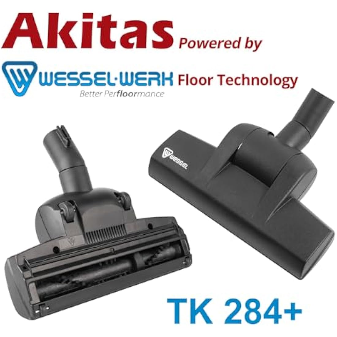 Akitas C10T Turbo Pet Hair Bagless Vacuum Cleaner Cylinder 850W Cat And Dog With German Wessel Werk Large 28cm Width Spinning Brush Head