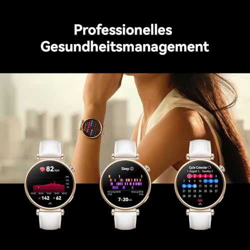 HUAWEI WATCH GT 4 Smart Watch for men women - Up to 2 Weeks Battery Life Fitness Tracker - Compatible with Android & iOS - Health Monitoring with Pulse Wave Analysis - GPS Integrated -Black