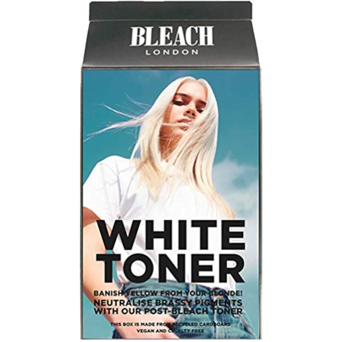 (Pack of 3) Bleach London Silver Shampoo x 250ml, White Toner Hair Kit & Silver Conditioner x 250ml