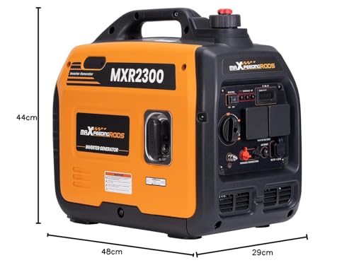 maXpeedingrods 5500W Portable Inverter Generator Petrol Silent Pure Sine Wave Generator for Camping, RV Travel,Home,or Jobsites
