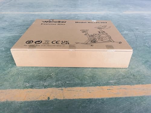 Wenoker Exercise Bike Indoor Cycling, Spin Bike Exercise Equipment for Home Gym Use with LCD Display & Tablet Holder Fitness Workout Cardio Training Machine