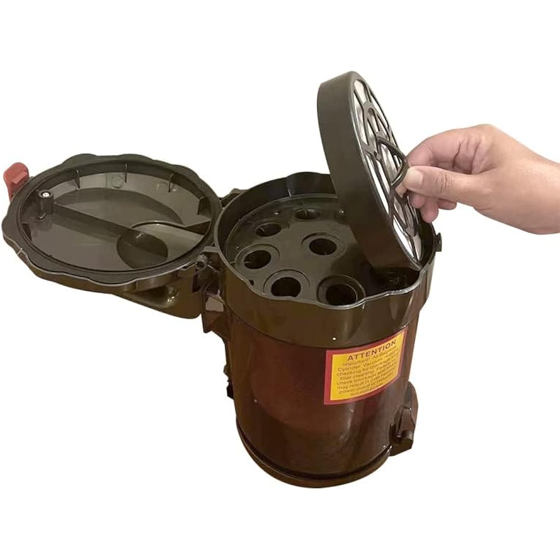 Akitas 800W Powerful Bagless Cylinder Vacuum Cleaner With German Wessel Werk Nozzle Head For Hard Floor & Carpet (C6 Turbo)