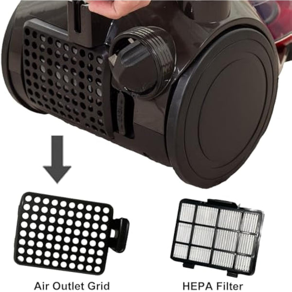 Akitas C10T Turbo Pet Hair Bagless Vacuum Cleaner Cylinder 850W Cat And Dog With German Wessel Werk Large 28cm Width Spinning Brush Head