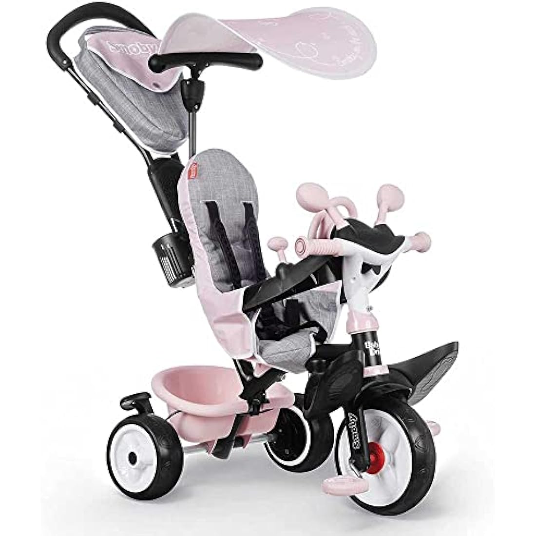 Tricycle évolutif Smoby Baby Driver Plus - Rose