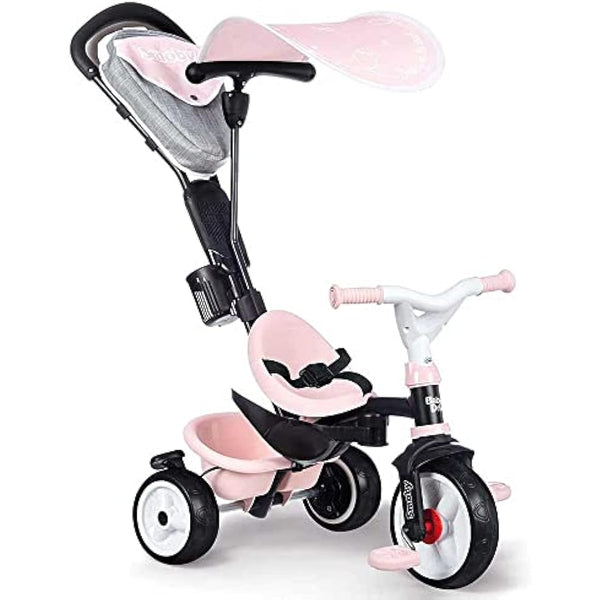 Tricycle évolutif Smoby Baby Driver Plus - Rose