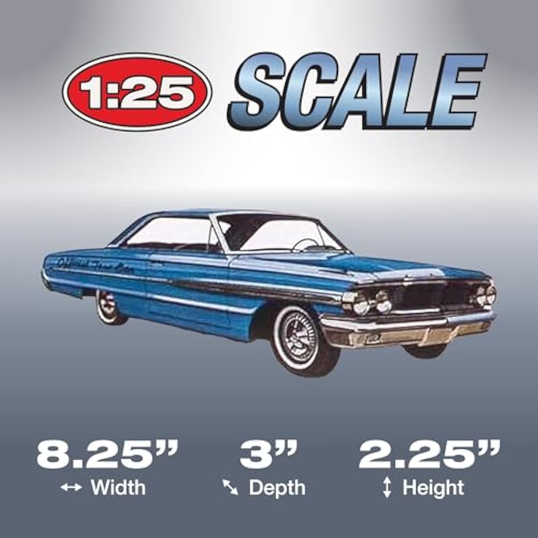 AMT Cal Drag Combo 1964 Galaxie, AWB Falcon & Trailer 1:25 Scale Model Kit