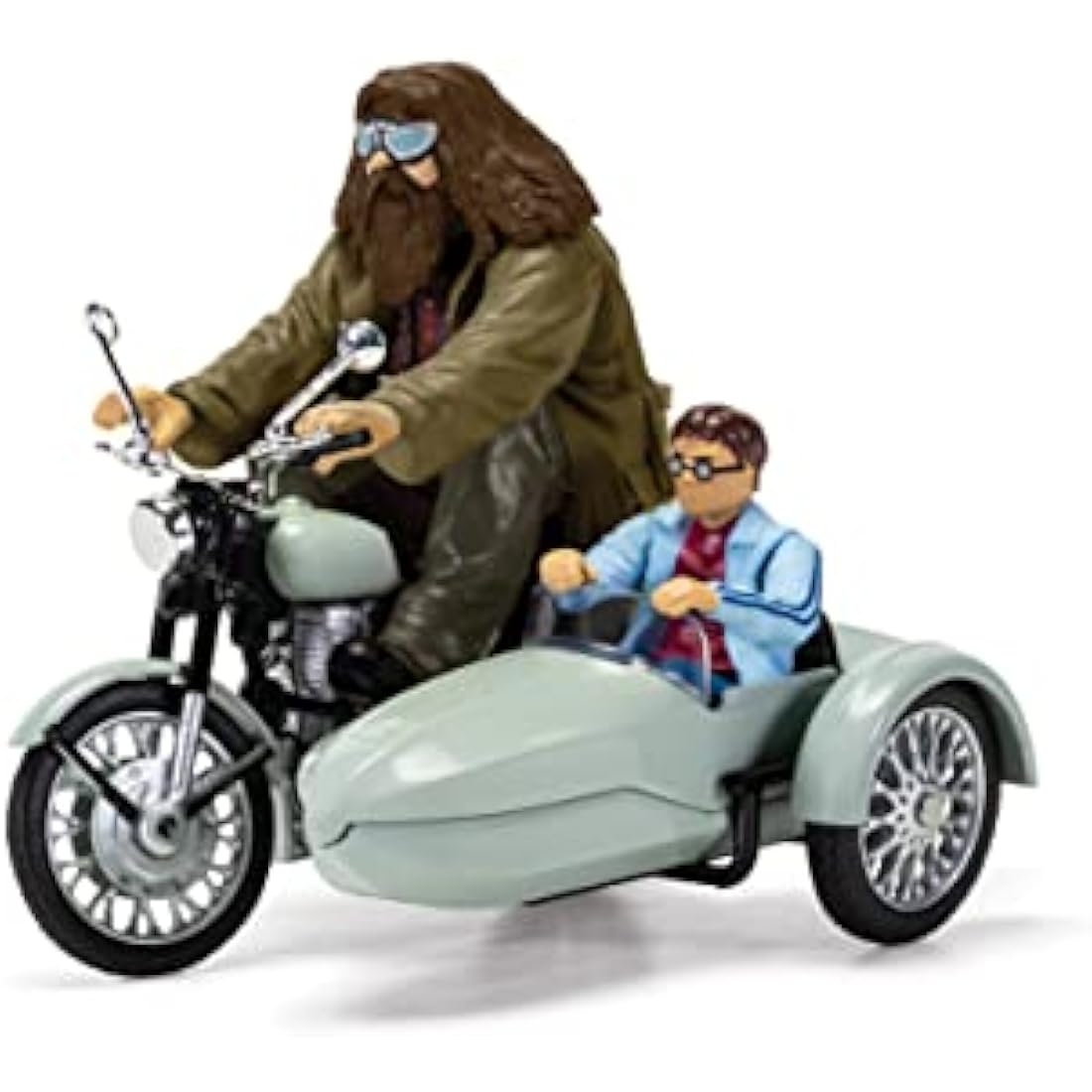 Corgi Diecast Model Cars - CC99727 Harry Potter Hagrid Motorcycle and Sidecar - Men, Women & Kids Souvenir Gifts from UK - Small Die Cast Toy Car Models for Boys, Gift for Motor Enthusiasts