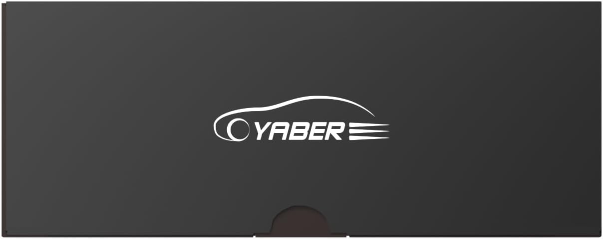 YABER YaberAuto ‎YR800 Jump Starter Power Pack 5000A Peak Car Battery Booster Jump Starter for All Gas Petrol 8.0L Diesel Engines - Jump Starter with 10W Wireless Charger + LED Flashlight + USB-C Port + Digital LCD Screen + Compass + Safety Hammer