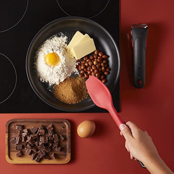 Tefal Ingenio Unlimited ON 13 Piece Non-Stick Induction Pan Set, 22&28 cm Frying Pans, 16&20 cm Saucepans, 24 cm Sautepan, 26 cm Wok Pan, 16&20&24 cm Glass Lids, 16&20 cm Lids, 2 Handles, L3959243