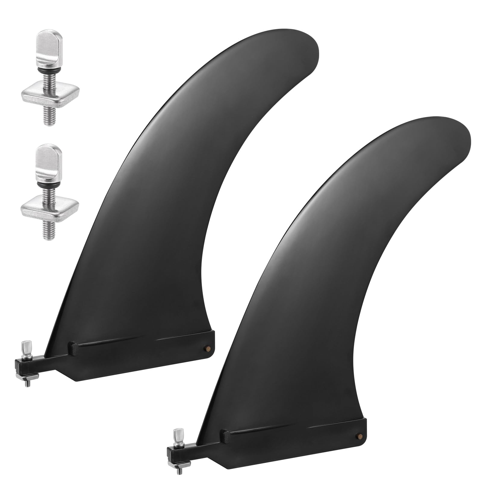 Zocipro Removable Universal SUP Fin, Nylon Safe Reinforced Surfboard Fins, Paddle Board Fins as SUP Fin Replacement Canoe Accessories for Longboard Surfboard, Inflatable Paddle Board, Foam Surfboard