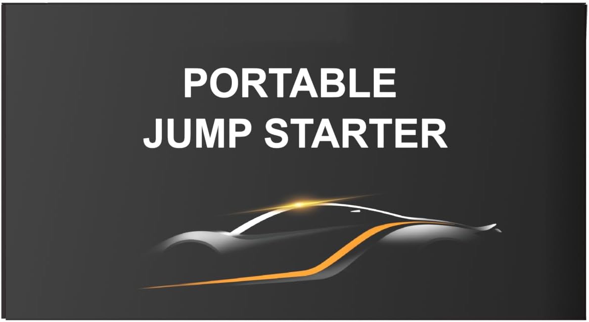 YABER YaberAuto ‎YR800 Jump Starter Power Pack 5000A Peak Car Battery Booster Jump Starter for All Gas Petrol 8.0L Diesel Engines - Jump Starter with 10W Wireless Charger + LED Flashlight + USB-C Port + Digital LCD Screen + Compass + Safety Hammer