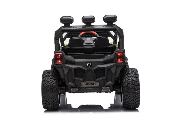 RZR Turbo UTV-MX-ii *2 SEATER* 24V 4x Motors 4x4 Electric Kids Ride On Car (White)