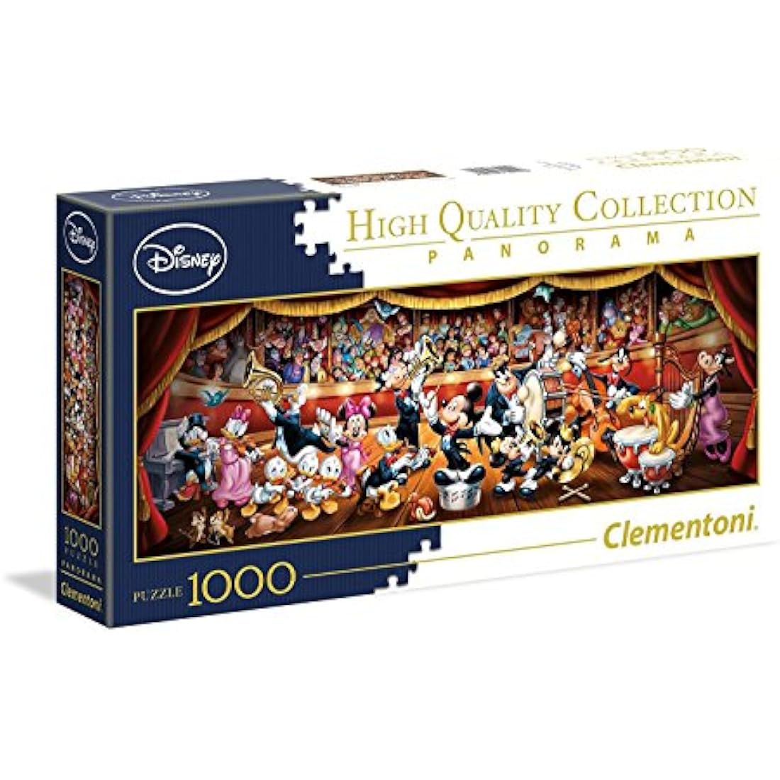 Clementoni - 39445 - Disney Panorama Collection puzzle for adults and children - Disney Orchestra - 1000 Pieces