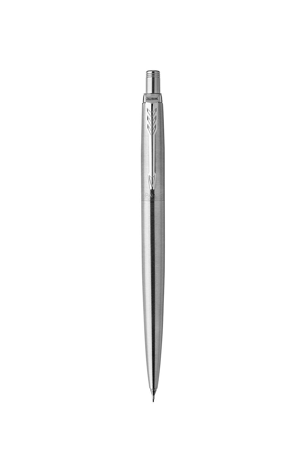 Parker Jotter Ballpoint Pen | Stainless Steel with Chrome Trim | Medium Point | Handwriting Pens & Stationery Supplies | Blue Ink | Gift Box