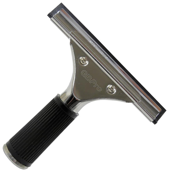 GBPro Professional Window Squeegee Stainless Wiper 15cm / 6 inch - Non Corrosive - Ultimate Window Cleaning Equipment