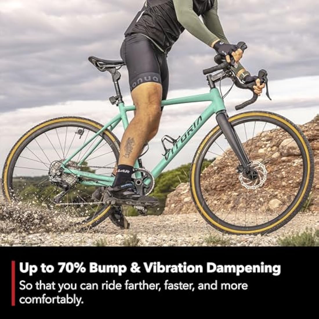 REDSHIFT ShockStop Suspension Stem for standard 1-1/8in (28.6mm) Steerer Tubes, Shock-Absorbing Bike Handlebar Stem for Road, Gravel, Hybrid, and E-Bikes