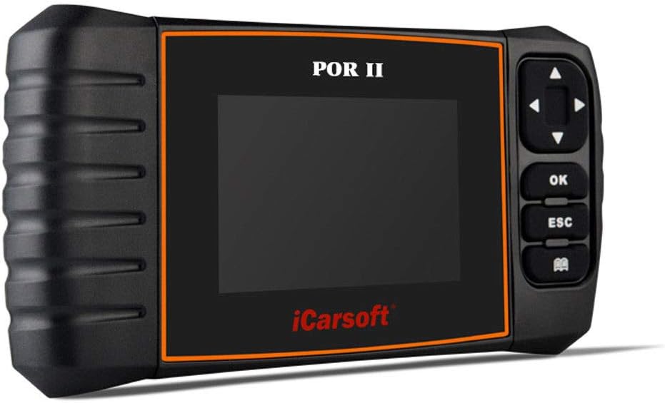 iCarsoft POR-II Porsche OBD-II Scanner Tool Multi-systems ABS SRS (POR II) Black