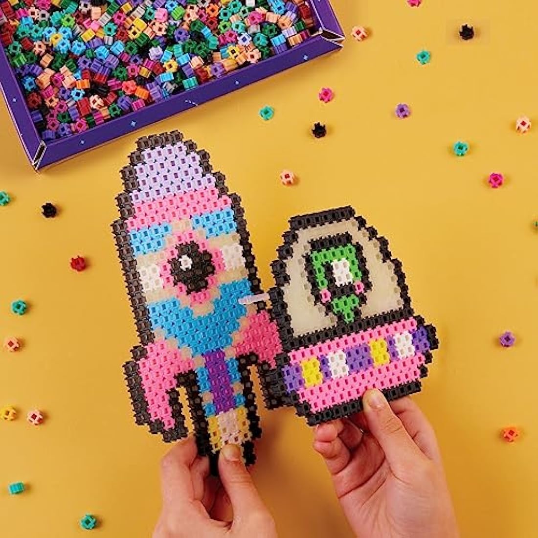 Character Options 07997 Simbrix Theme Pack Glowing Galactic with 1500+ brix Creative Activity STEAM Arts and Crafts Kids’ Toys for Girls & Boys Ages 5 and up