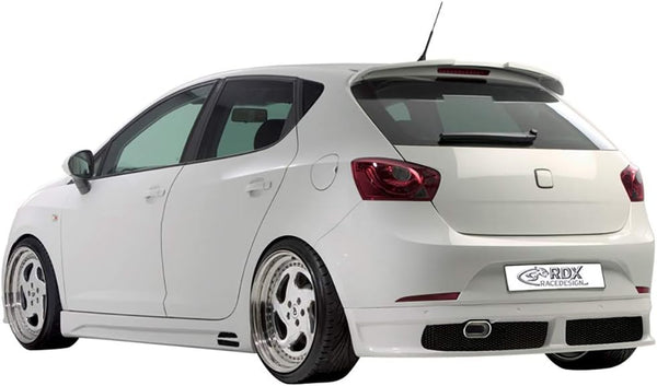 RDX Racedesign Rear bumper skirt compatible with Seat Ibiza 6J 5 doors 2008- excl. FR/Cupra (PU)