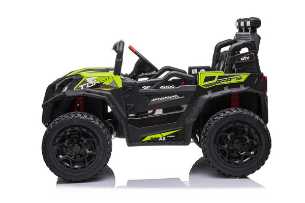 RZR Turbo UTV-MX-ii *2 SEATER* 24V 4x Motors 4x4 Electric Kids Ride On Car (White)