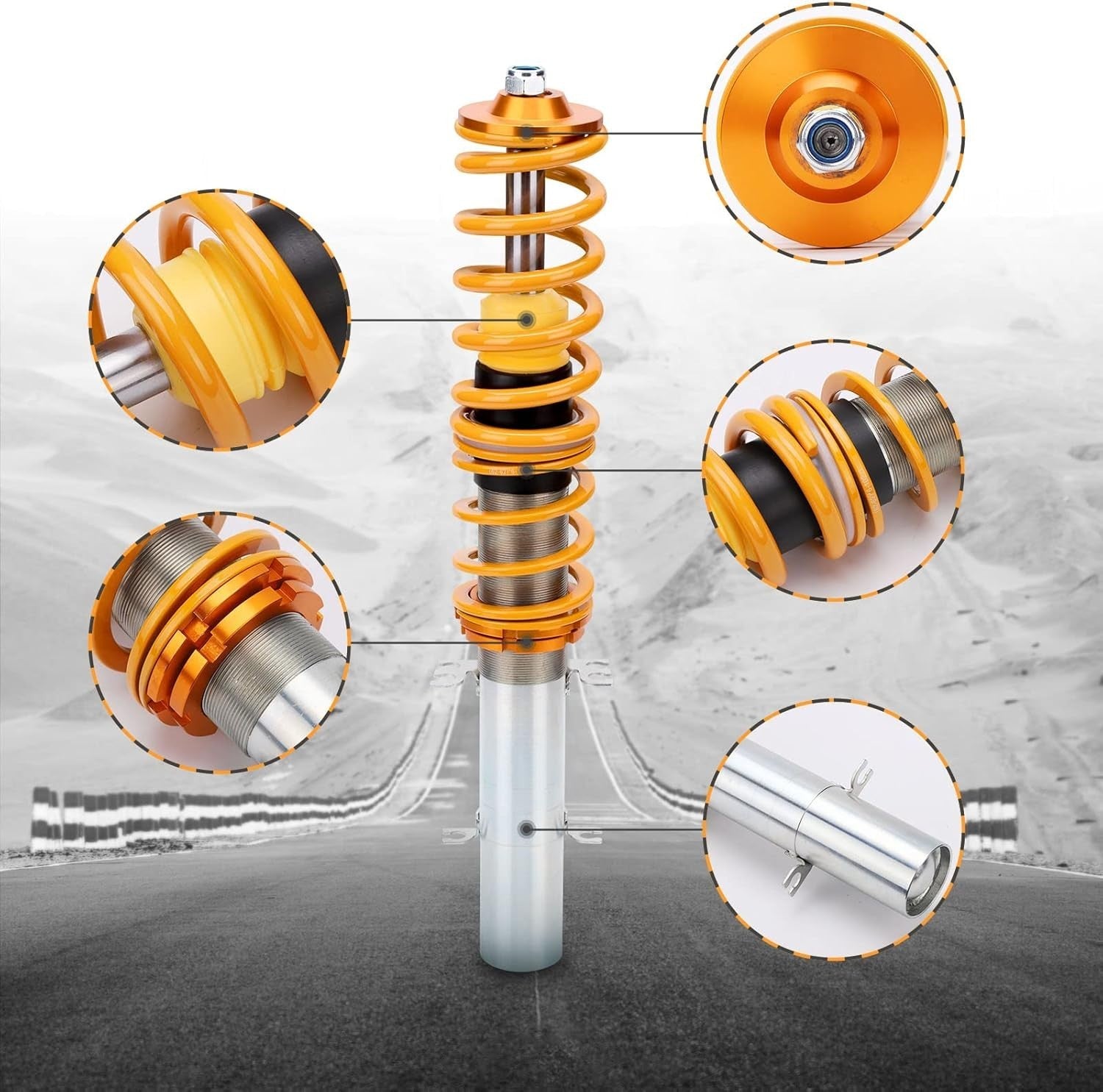 MXPR Lowering Coilovers Kit VW for Golf 4 Seat Leon 1M 1M1 VW Beetle 9C1 1C1