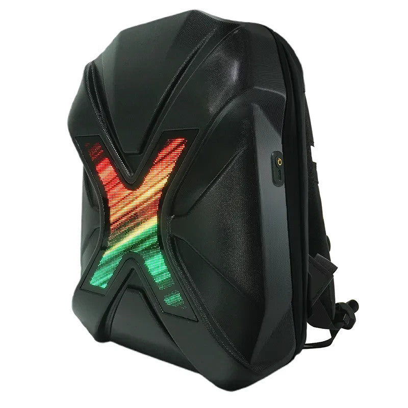 LOY Biosled X-Warrior BT App LED Screen Backpack Bag Rucksack Motorcycle Bike Motorbike Onewheel Electric Skateboard Smart Luggage Hand Luggage Bag