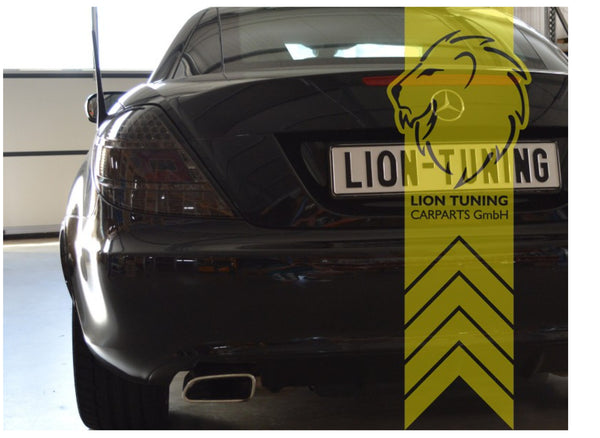 LT Pair LED Lightbar DRL Rear Lights Tail Lamps Mercedes Benz SLK R171 black LHD