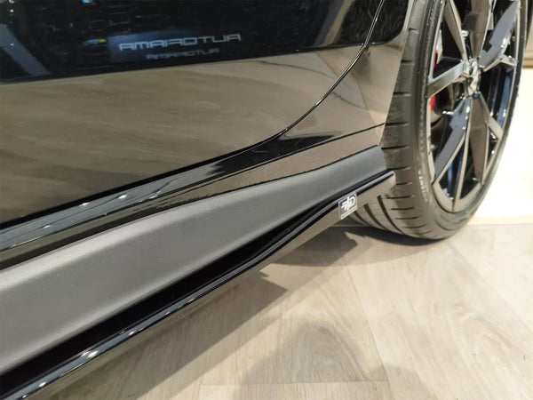 Motordrome Design Side Skirts Extensions Golf Mk8 GTI GTE GTI Clubsport R-Line