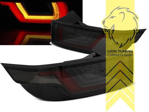 LT Pair DYNAMIC LED DRL Rear Lights Range Rover Evoque LV L320 11-15 Black
