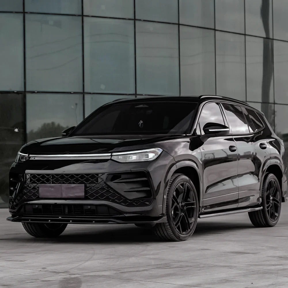 OW Front Bumper Lip Splitter Valance VW Tayron R-Line Mk1 2025+ Gloss Black