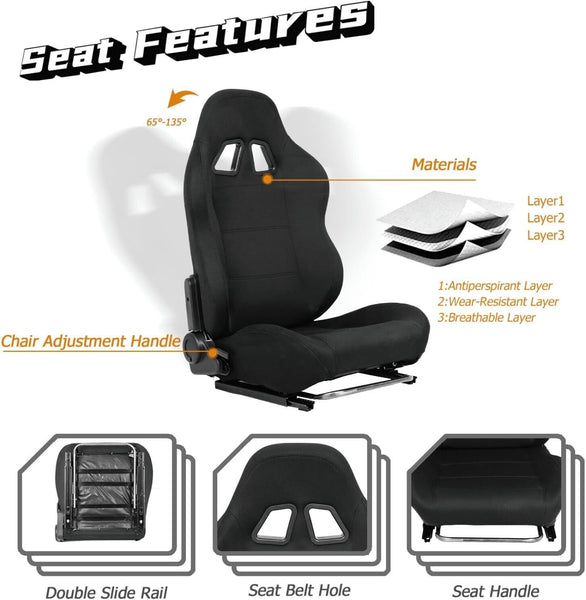 HIGH-END Driving Game Sim Racing Frame & Seat Wheel Pedals Xbox PS PC Console F1