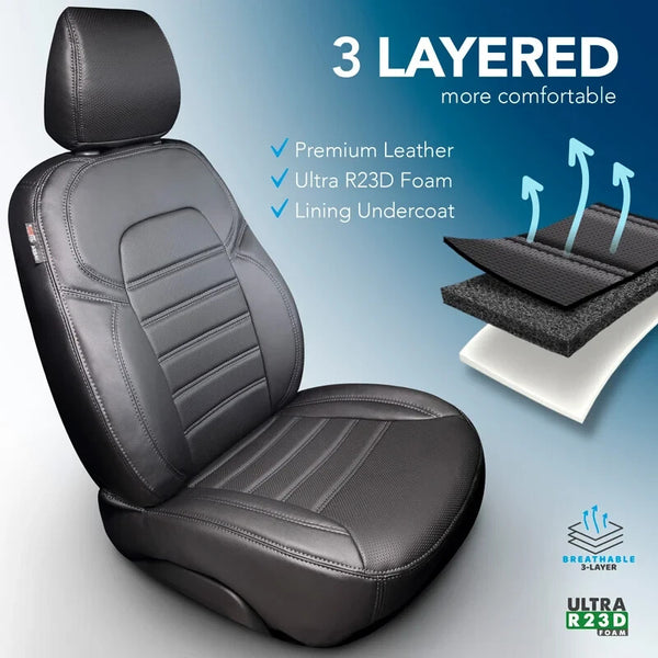 otoM New York Artificial leather Van seat covers 1+1  Ford Tourneo Courier 2014+