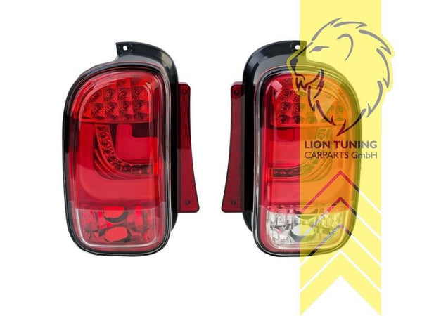 LT Pair LED Lightbar Rear Lights Mini Clubman R55 07-14 Red LHD