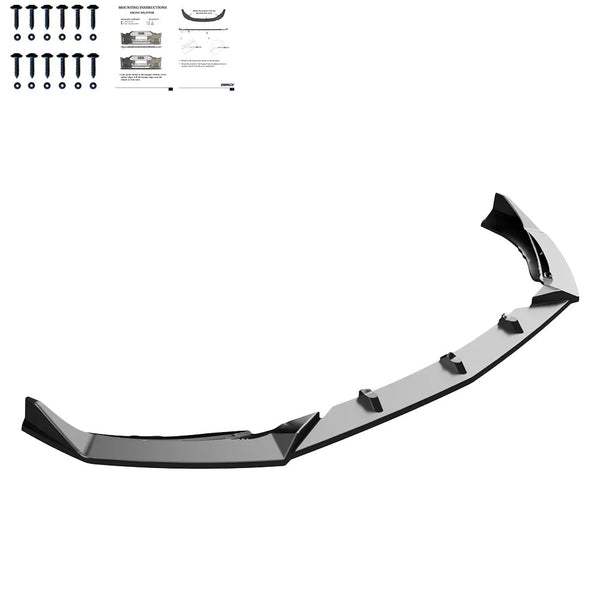 OW Front Bumper Lip Splitter MERCEDES A Class A45 S Aero W177 19+  Gloss Black