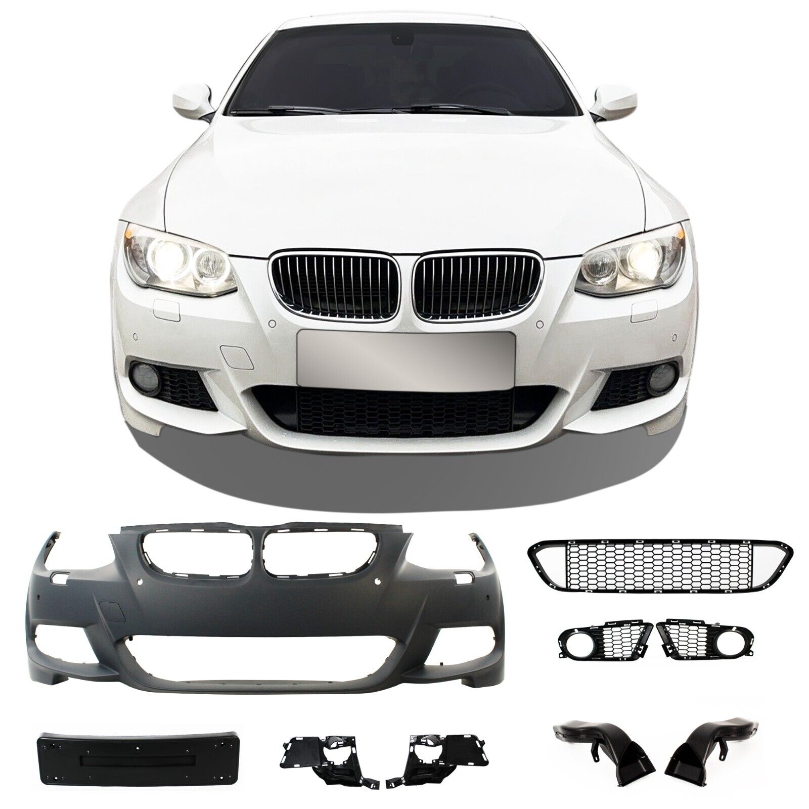 JOM BMW 3er 3-series E92 E93 LCI 10-14 Front & Rear Bumper + Side Skirts Polyp