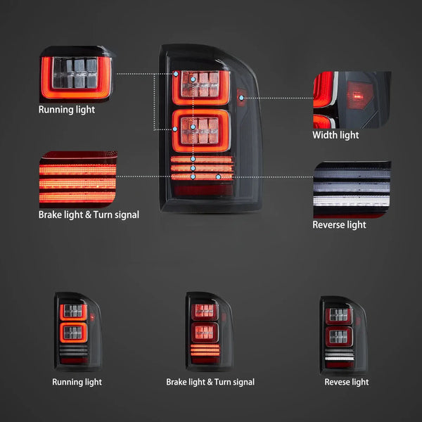 VLAND 07-13 Chevrolet Silverado 1500 2500HD 3500HD GMC Sierra Dually Rear Lights