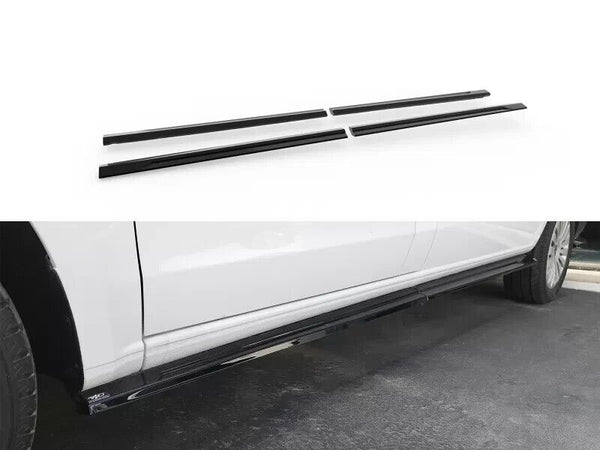 Motordrome Design Side Skirts Extensions Mercedes Vito Long W447 Gloss Black