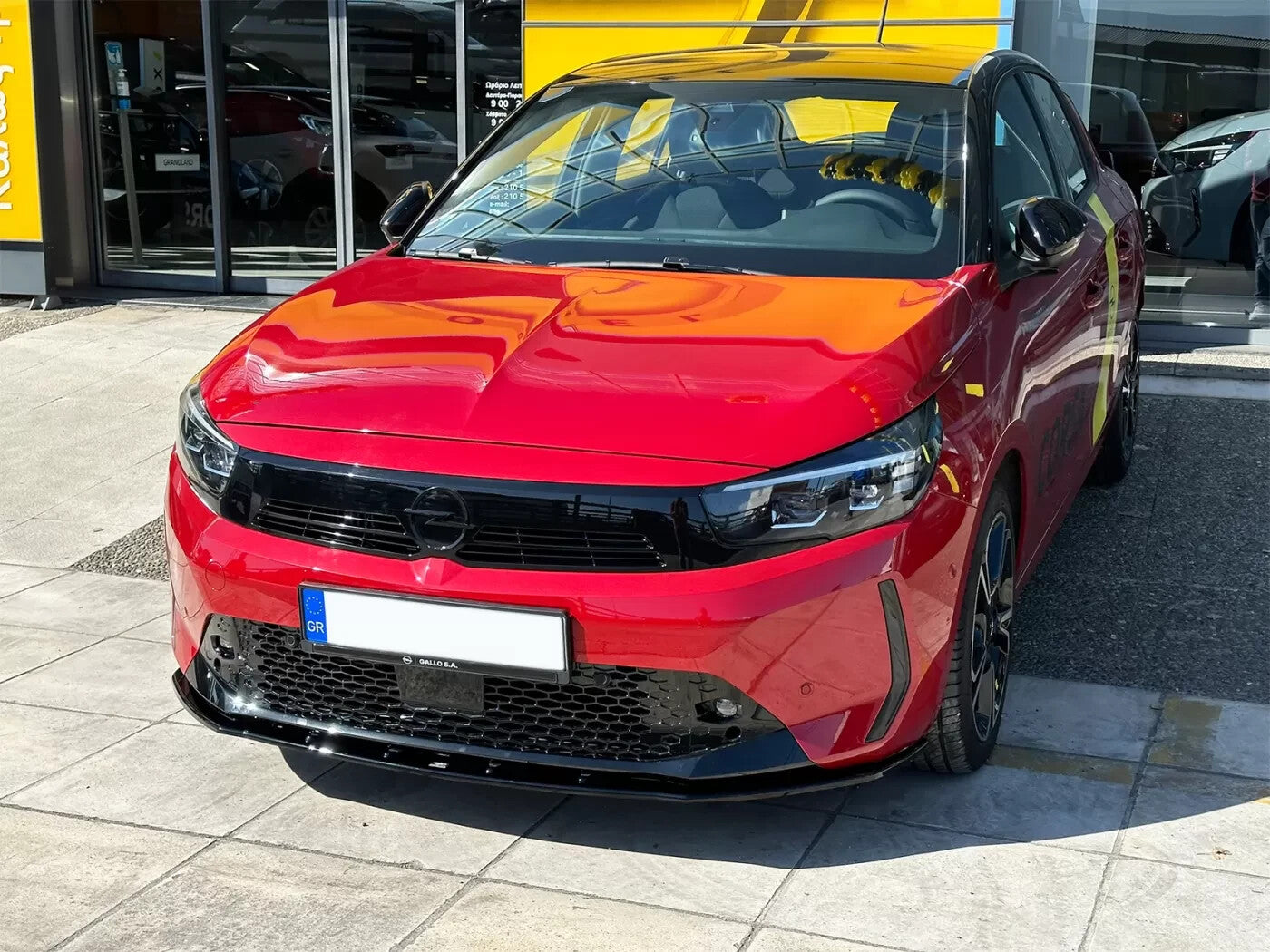 Motordrome Design Front Bumper Lower Splitter Opel Vauxhall Corsa F Facelift 23+