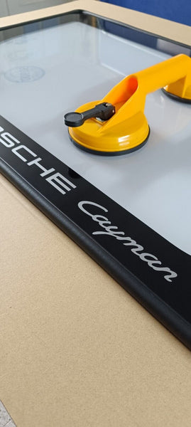 Porsche 987 987.1 Cayman Clear Transparent Polycarbonate Engine Bay Cover Panel - Aftermarket & Custom - For Display & Show of the Engine