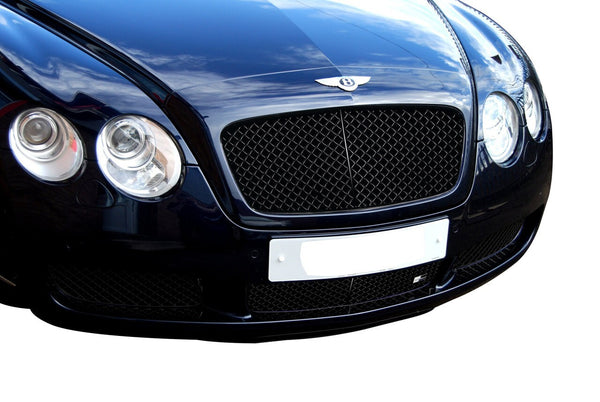 ZUNSPORT ZBT10803B Bentley Continental GT Bumper Lower Grille Grill Set Black
