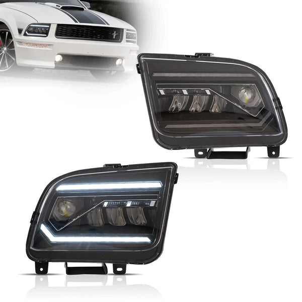 VLAND 05-09 Ford Mustang 3 MK3 S197 I Pre Facelift LED DRL Lightbar Headlights