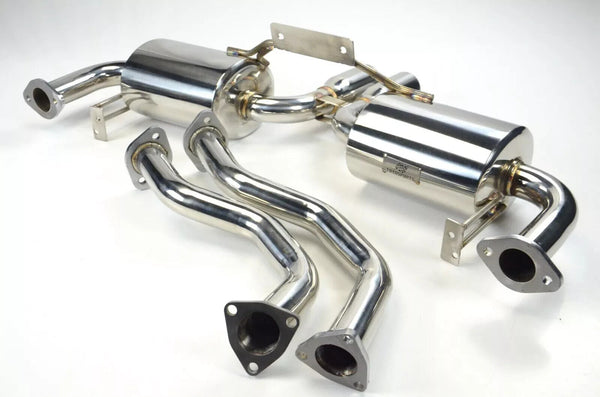 Aftermarket Porsche Boxster / Cayman S 986 / 987 2.7 3.2 S Stainless Steel Dual Exit Sports Exhaust System