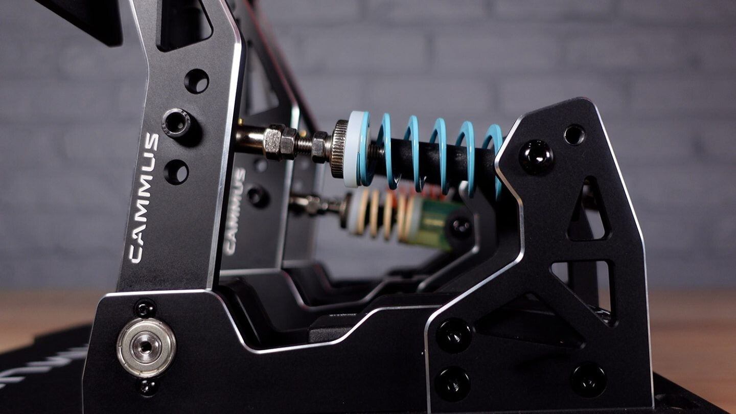 CAMMUS Direct Drive Racing Wheel Sim Simulator LC100 V4 Pedals Metal Pro Edition Pedal Set - 2005 Model - Upgraded with a 200 kg sensor